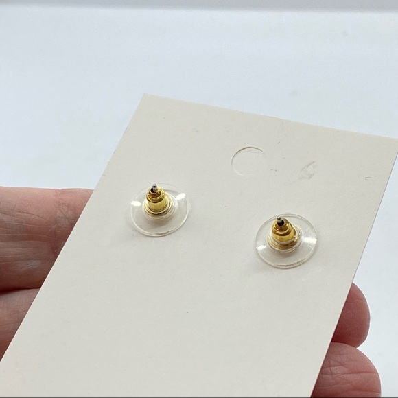 Enamel Cat Pierced Post Dangle Earrings - Picture 7 of 7